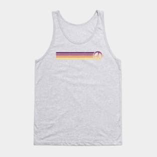 RETRO PEACE STRIPES - 70s Sunrise Tank Top